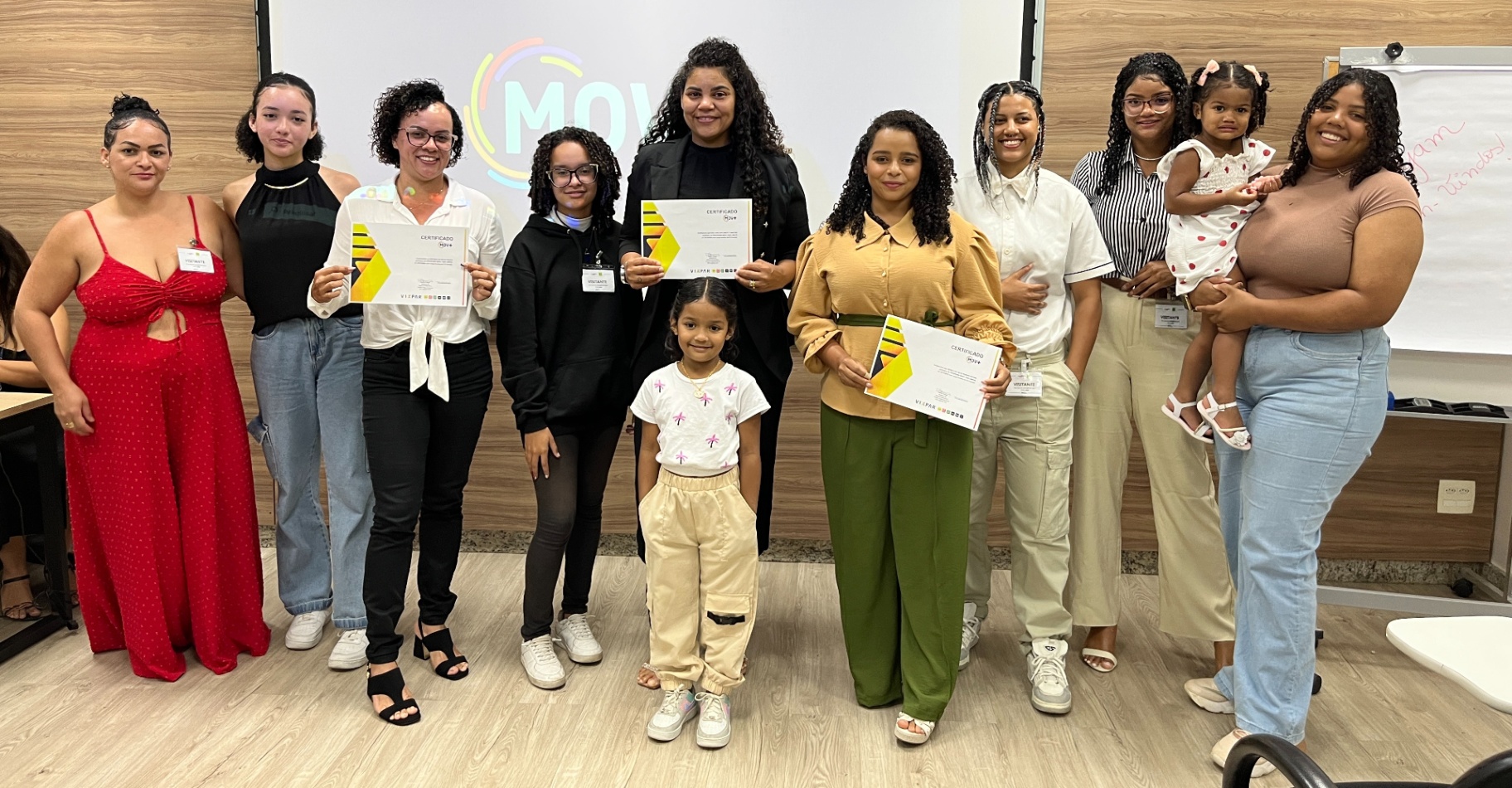 Emoção marca a formatura de mais uma turma do MOV+ Mulheres - VIXPar